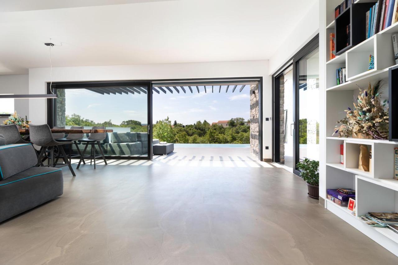 Villa Cà Veia Vrbnik Esterno foto