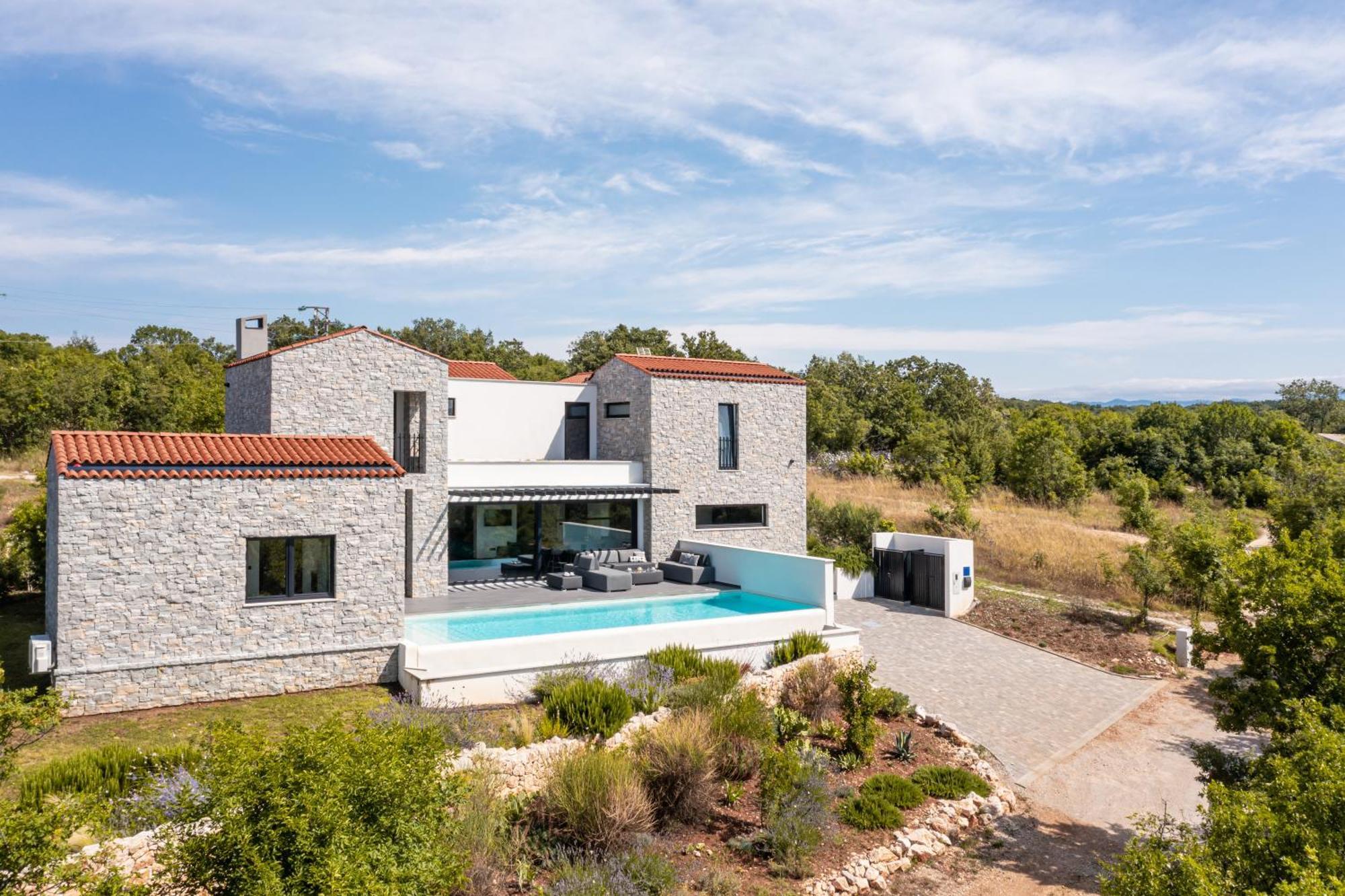 Villa Cà Veia Vrbnik Esterno foto
