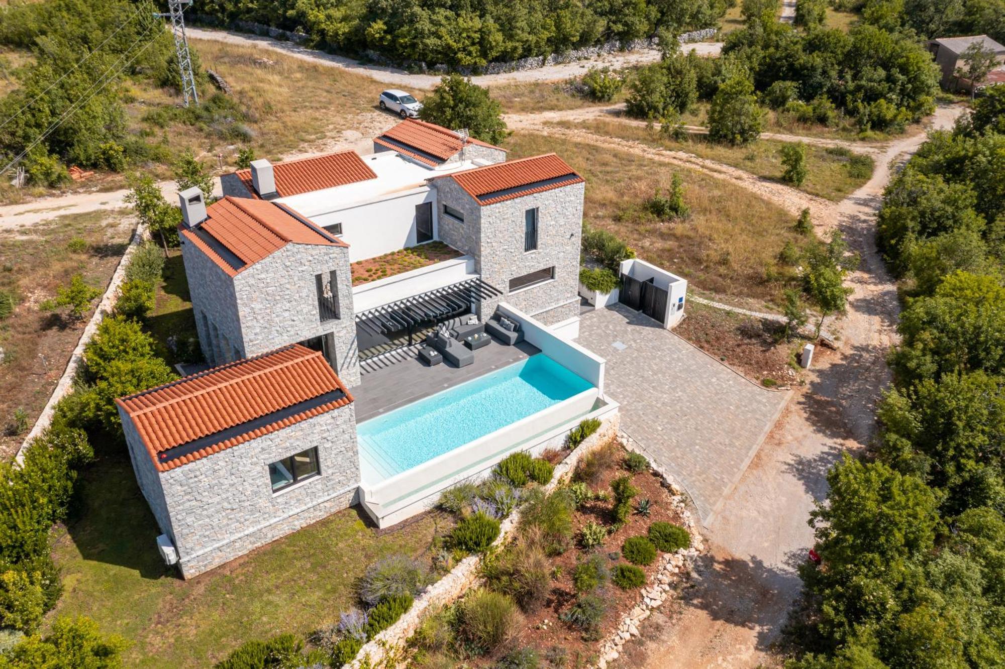 Villa Cà Veia Vrbnik Esterno foto